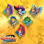 Shantae Limited Edition Character Portrait Pin Series - $90
