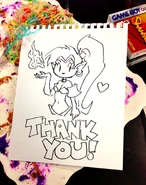 Half Genie Hero Kickstarter fund completion art