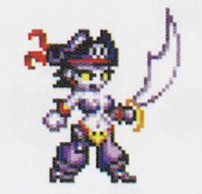 An early Risky sprite from The Art of Shantae