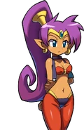 Shantae's neutral talk sprite