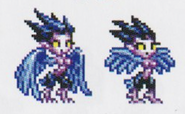 Unused Harpy sprites from The Art of Shantae