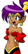 Shantae's smiling talk sprite