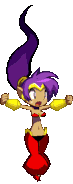 Shantae falling