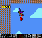 Shantae in Free-Fly mode.