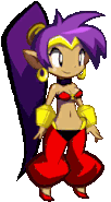 Shantae during Cutscenes