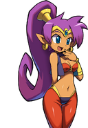 Shantae's happy talk sprite