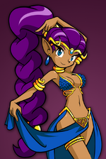 Dennise and Shantae The Princess and the Pauper in Azaleas Heroine Creator  Style 