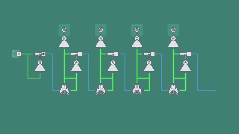 A simple, stackable, binary counter