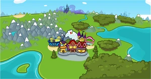 Карта с лагерями