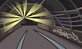 Вид на пути технического тоннеля (из баннера квеста)