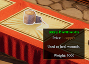 Bandage vendor