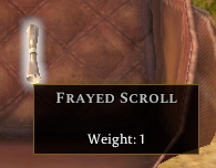 Frayed Scroll