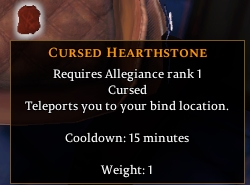Cursed Hearthstone