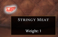 Stringy Meat