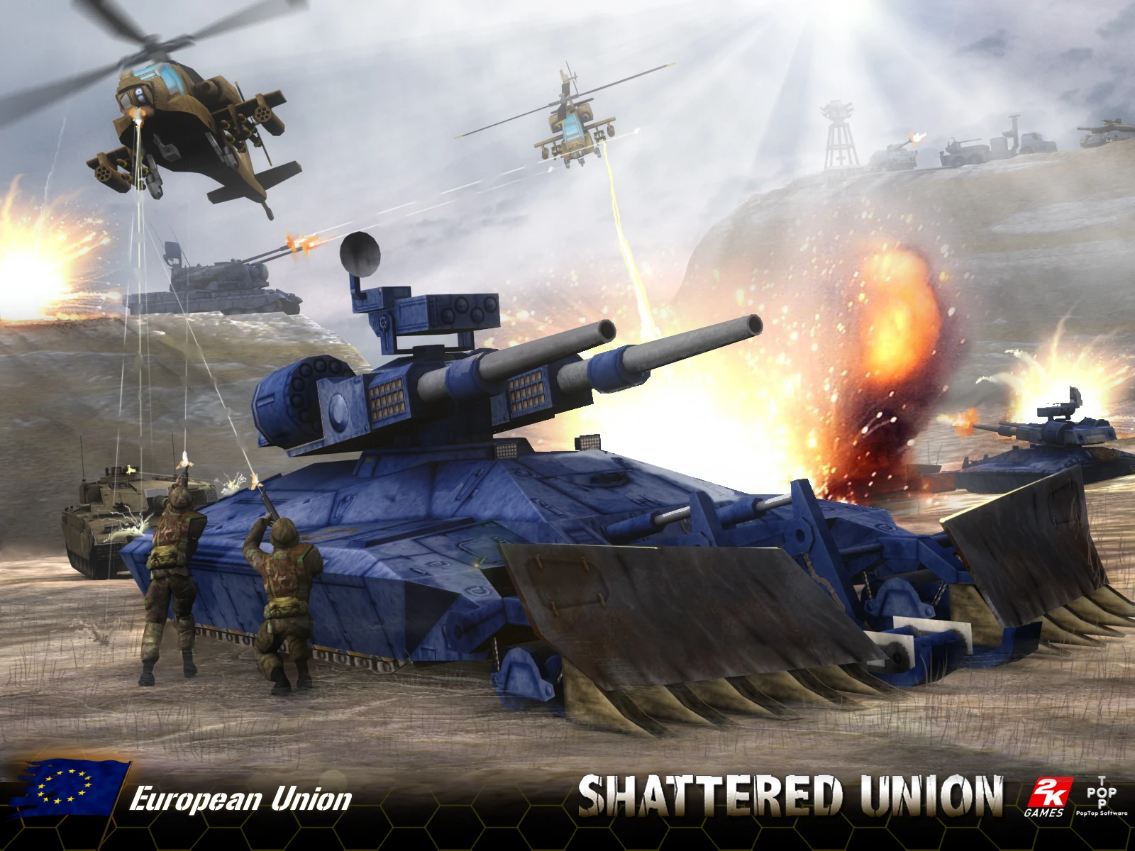 Shattered Union – Jeu PC Stratégie – 2K Games – 2007 – Bon état