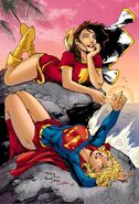 Mary Marvel and Supergirl