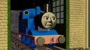 Close-up of Thomas from "Roly's Morning.