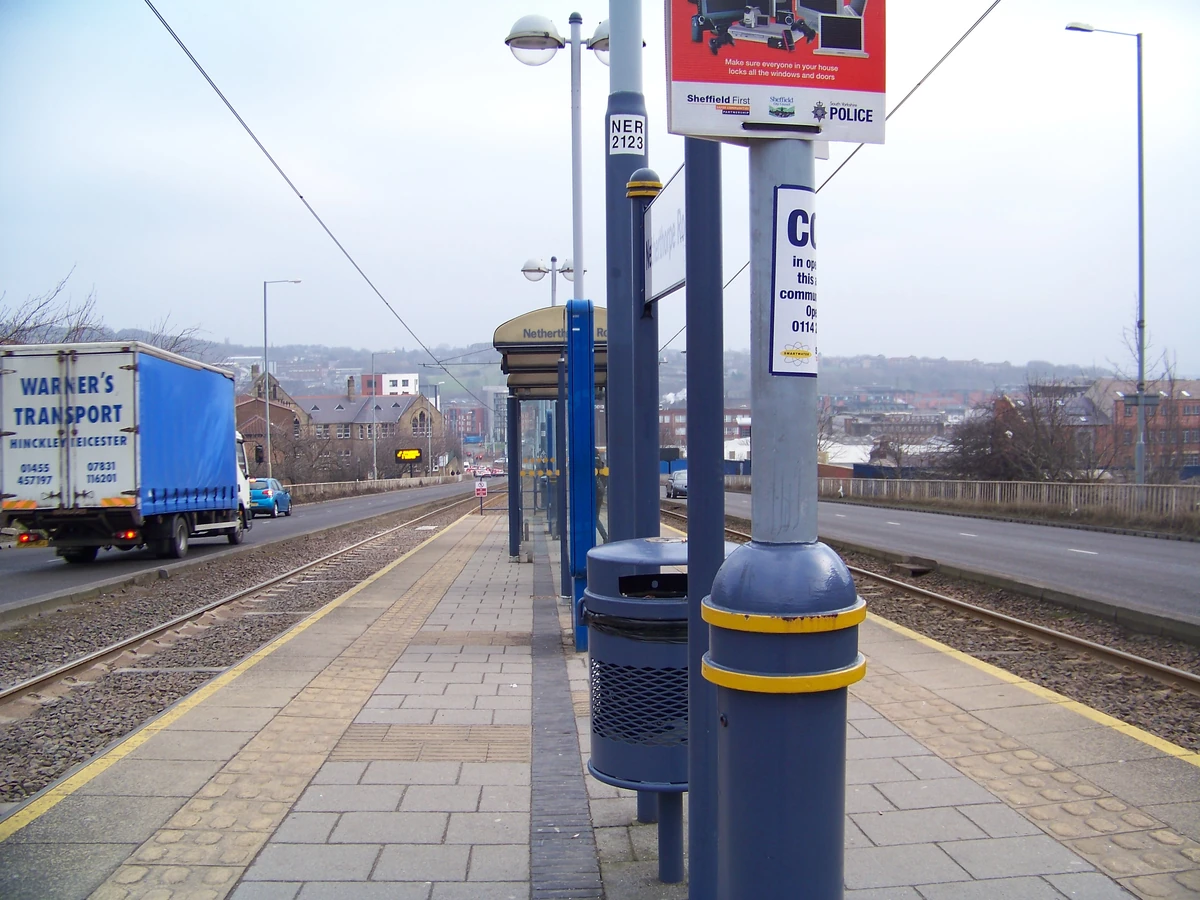 Netherthorpe Road tram stop Sheffield Supertram Wiki Fandom