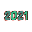 New Years 2021 stamp