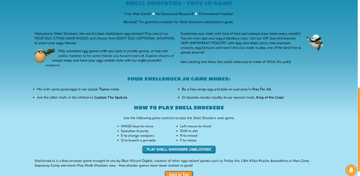 SHELL SHOCKERS free online game on