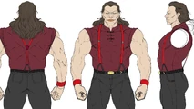 Artwork of the Red Snakes gang leader, Longqi Ge.