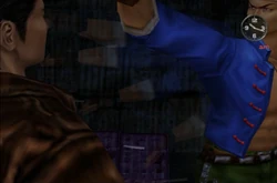 Ren attempting to attack Ryo after he pays him $500.