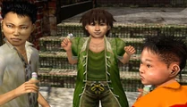 Zhongshi Dai (left), Wong (middle), and Fenglin (right) being spotted by Ryo.