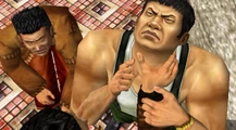 Bangzhuo begging Ryo to let them go.