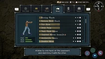 Move menu in Shenmue II.