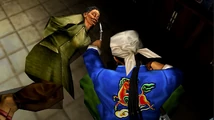 Yang being threatened by Ren.
