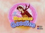 The Shenmue Goodies title screen when connected online via the Shenmue Passport.