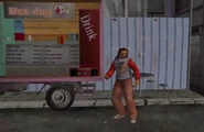 Tom's Hot Dog Truck in the original Dreamcast version of Shenmue.