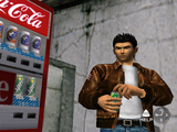 Ryo opening a can of Sprite.