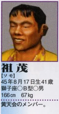 Mao's profile in the Shenmue II Perfect Guidebook.