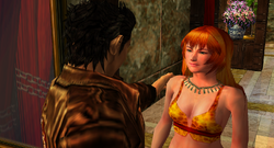 Joy after being rescued by Ryo.