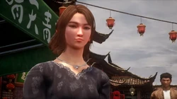 Niao Sun disguised as Feng Li.