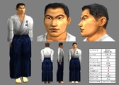 Concept art of Fuku-san's character model