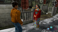 Eri in a kimono on New Years Day