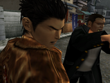 Enoki hitting Ryo in What's Shenmue?