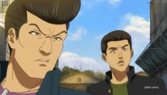 Goro Mihashi (left) and one of his thugs (right).