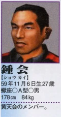 Hui's profile in the Shenmue II Perfect Guidebook.