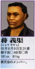 Yiqu's profile in the Shenmue II Perfect Guidebook.