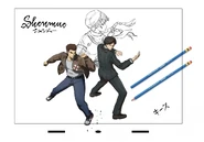 Promotional artwork of Ryo, Guizhang, and Shenhua.