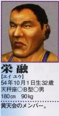 Rong's profile in the Shenmue II Perfect Guidebook.