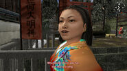 Eri in a kimono on New Years Day