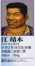 Jingmu's profile in the Shenmue II Perfect Guidebook.