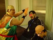 Noguchi cosplaying as Dou Niu.