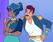 Sea Hawk and Mermista at Princess Prom