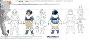 Character model sheet by Ray Geiger