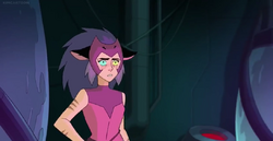 Catra intimidated by Adora